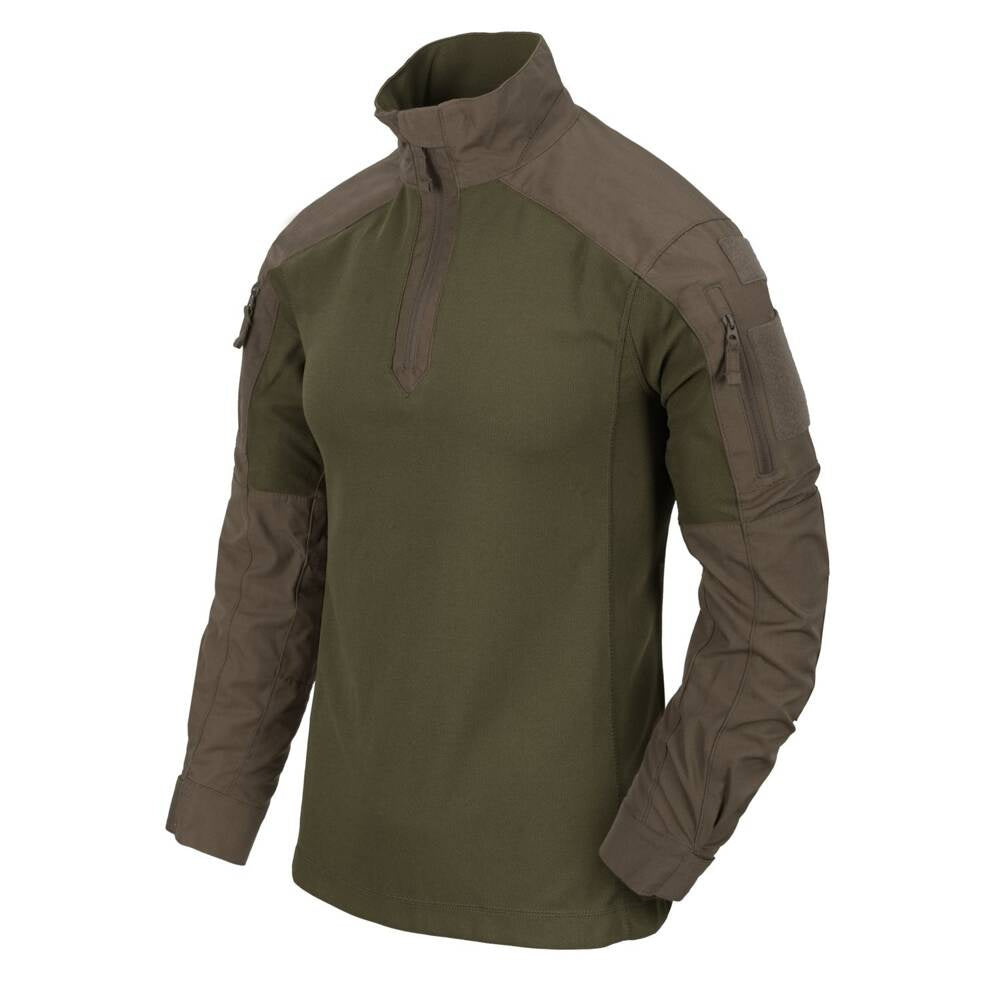Helikon - Combat Shirt MCDU - NyCo Ripstop - RAL 7013 Olive - BL-MCD-NR-8102A