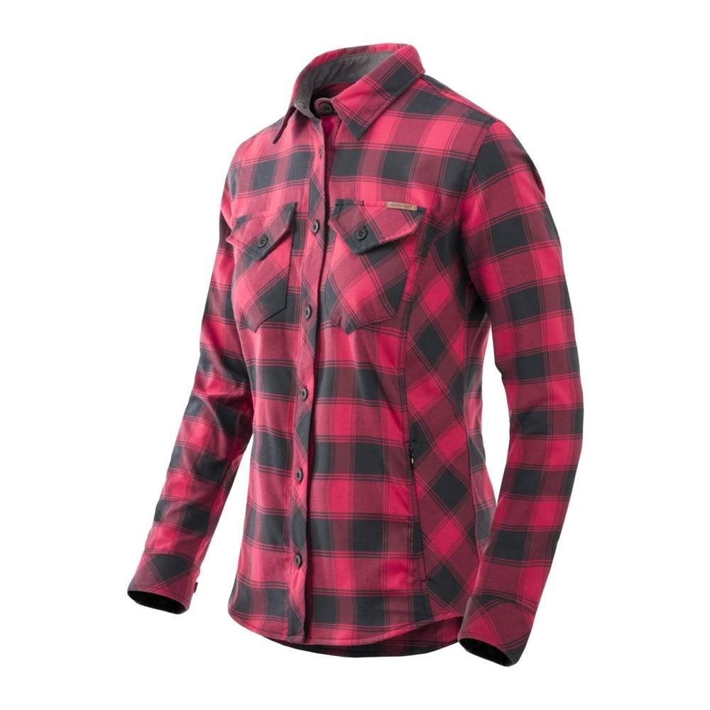 Helikon - Marigold Women's Shirt - Coral Crimson Checkered - KO-MWS-NS-PH