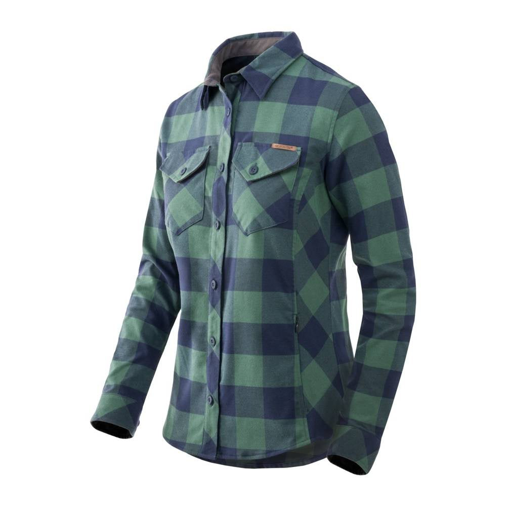 Helikon - Marigold Women's Shirt - Moss Green Checkered - KO-MWS-NS-PG