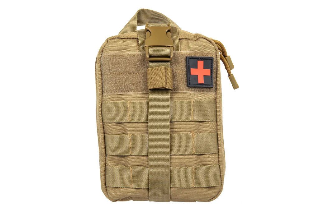 Apteczka zrywana Molle z naszywką Medyk GFC Tactical Tan