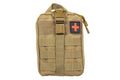 Apteczka zrywana Molle z naszywką Medyk GFC Tactical Tan