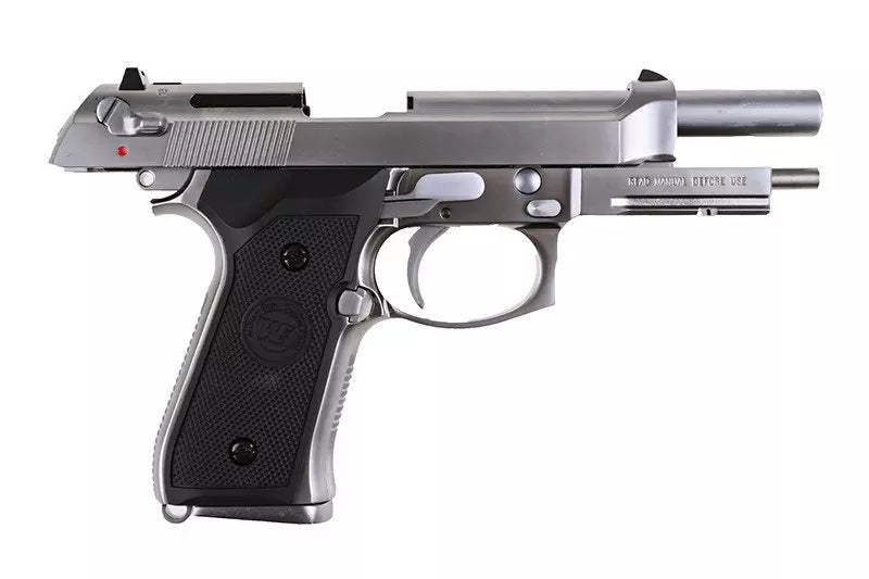 M9A1 v.2 pistol replica (LED Box) - silver