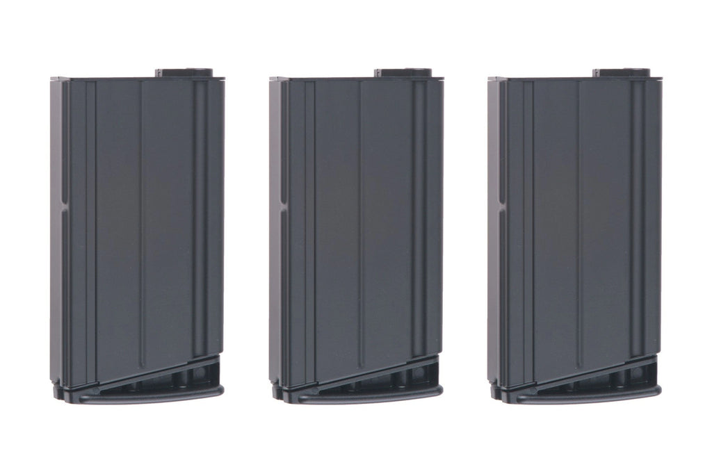 Set of 3 Mid-Cap 160 BB SCAR-H Magazines - Black