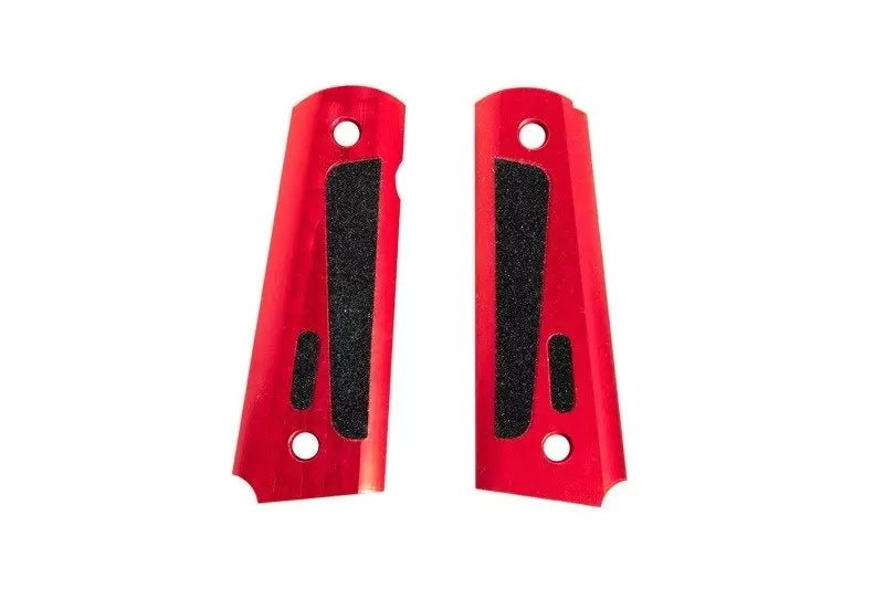 TYPE B alu grip panels for Colt 1911 - red