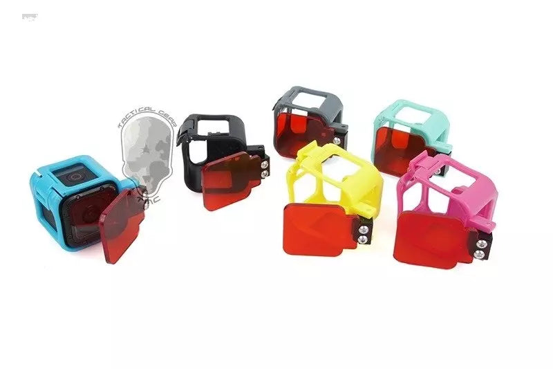 Low-profile Frame with Filter for Gopro 4 Session - Pink