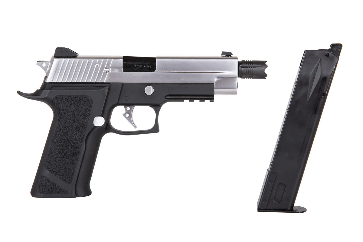 EC P-Virus gas pistol replica Black