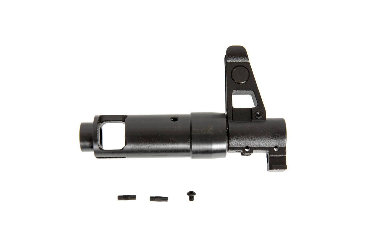 Steel front sight block & muzzle brake for LCK74 replicas