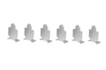 Set of 6 Metal Shooting Practice Targets