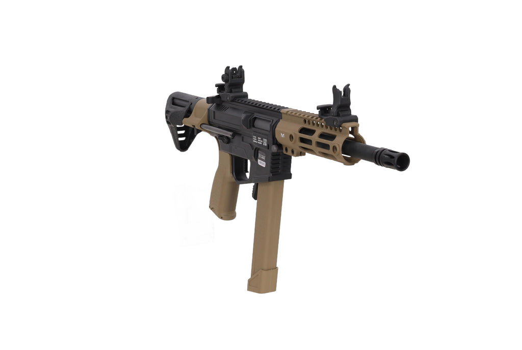 Specna Arms SA-X01 EDGE 8.5" Half-Tan AEG submachine gun - OUTLET