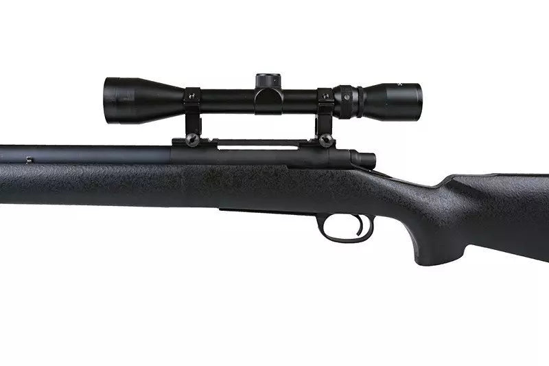 SW-04J Army sniper rifle replica (with scope and bipod) - black