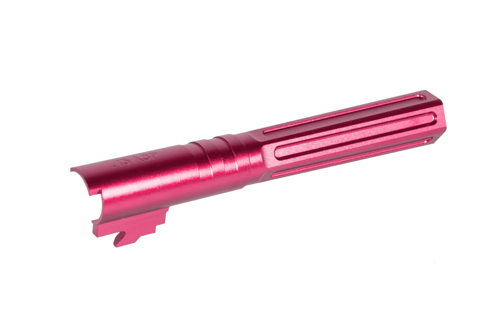 Aluminum outer barrel LA Capa Customs HEXCUT for TM Hi-Capa 5.1 replica Red
