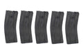 Hi-Cap 350-ball Arcturus EMM M4/M16 Metal Wheel (QPQ) 5 Magazine Set Black