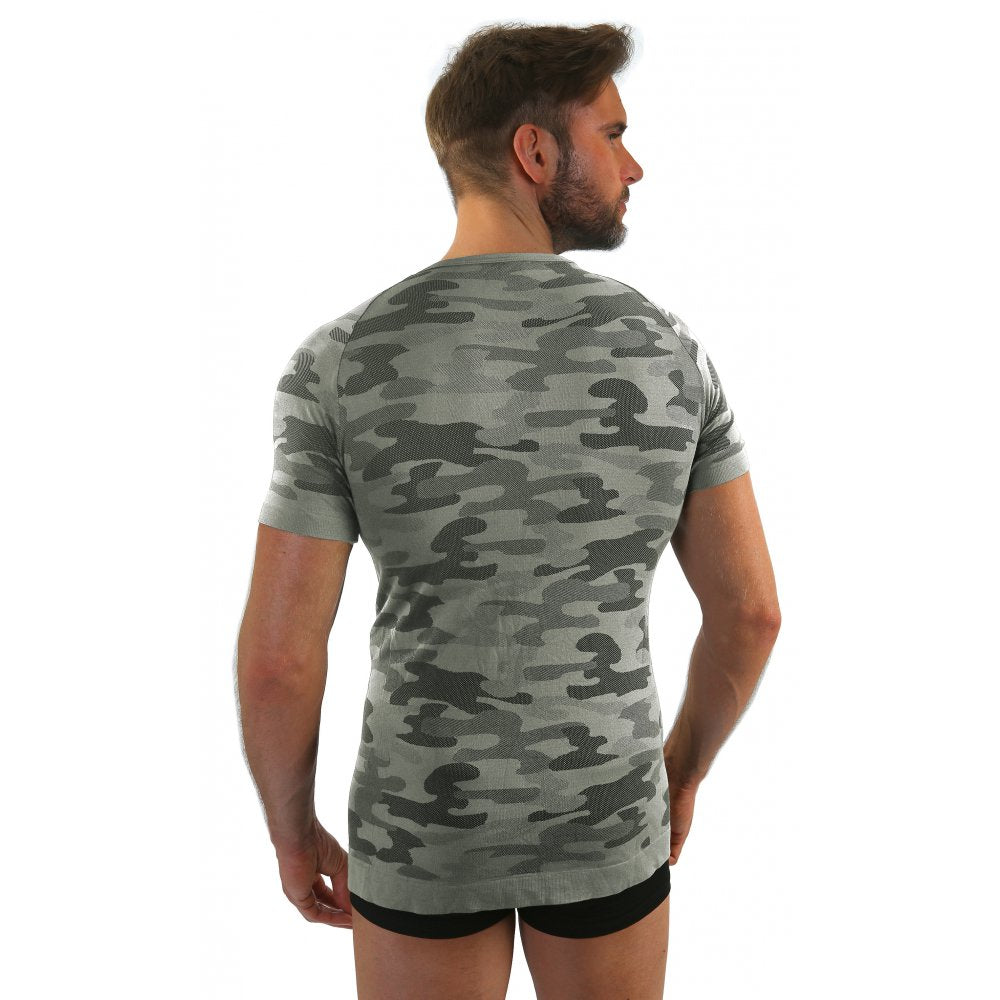 Sesto Senso Thermo Active Moro short sleeve T-shirt Grey