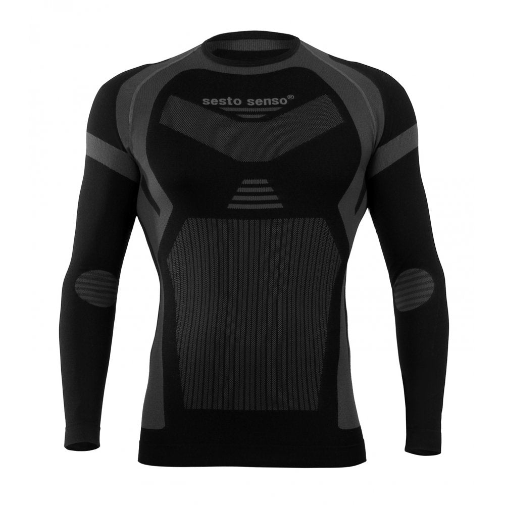 Sesto Senso Thermo Active CL16 long sleeve thermal T-shirt Grey-black