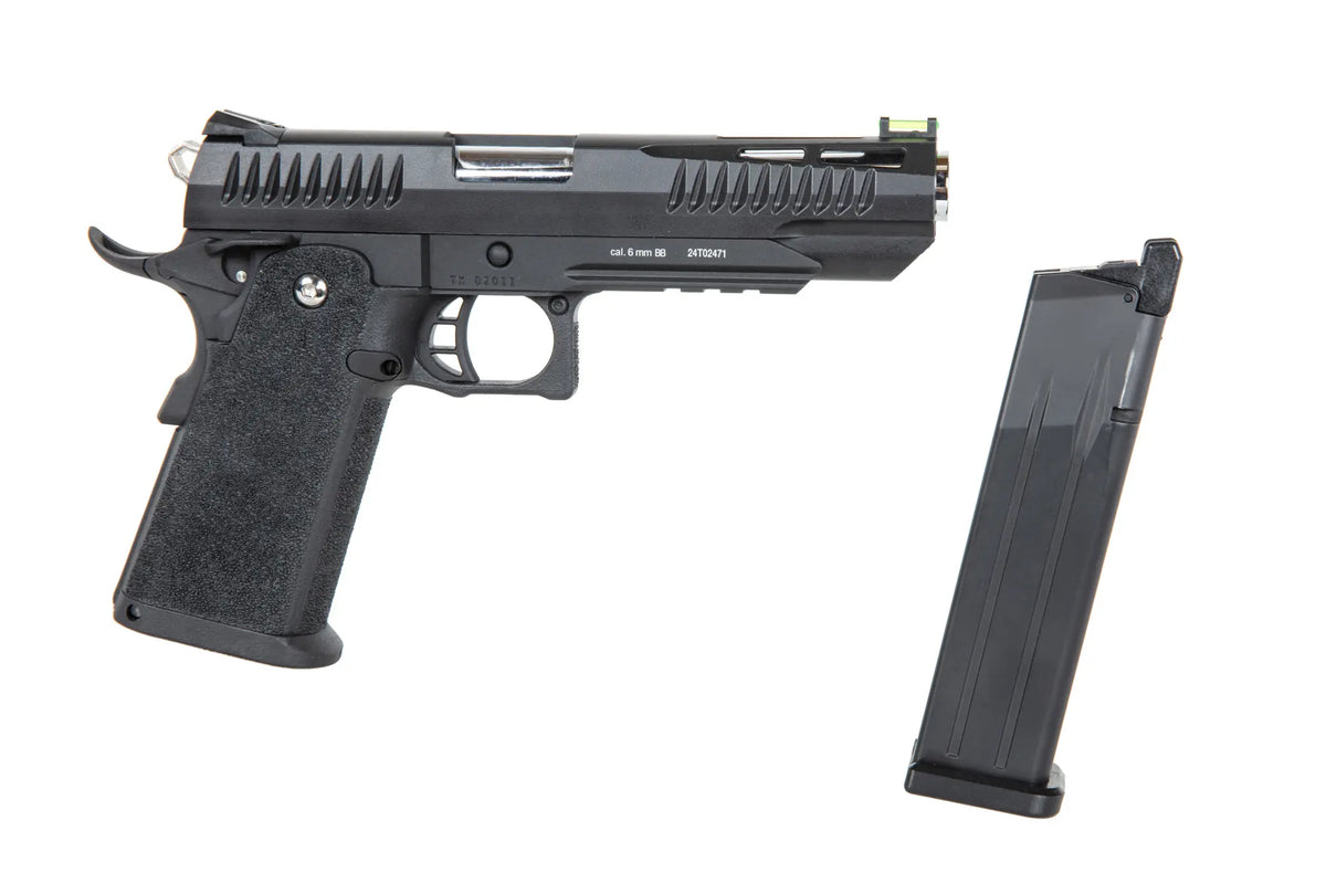 Airsoft Gas Pistol Modify Trinity Hi-Capa 5.1  nylon slide Black