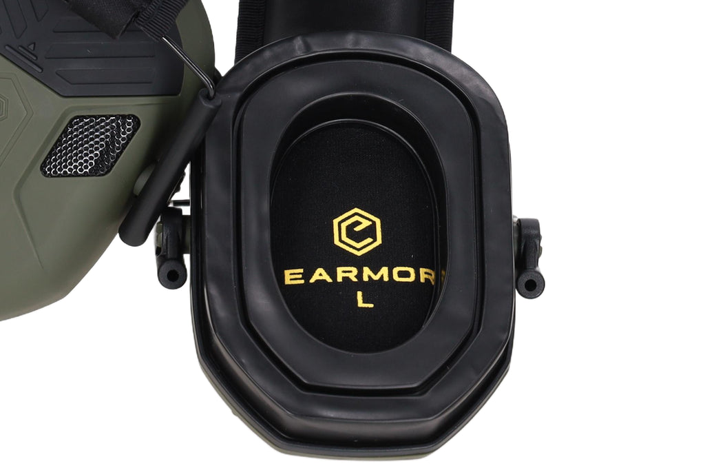Earmor M300X active ear protectors - Foliage Green