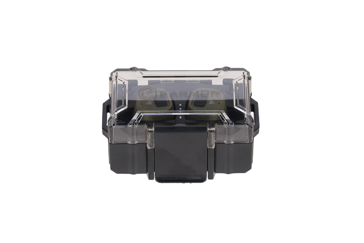 Earmor M20T PRO active hearing protectors – Foliage Green