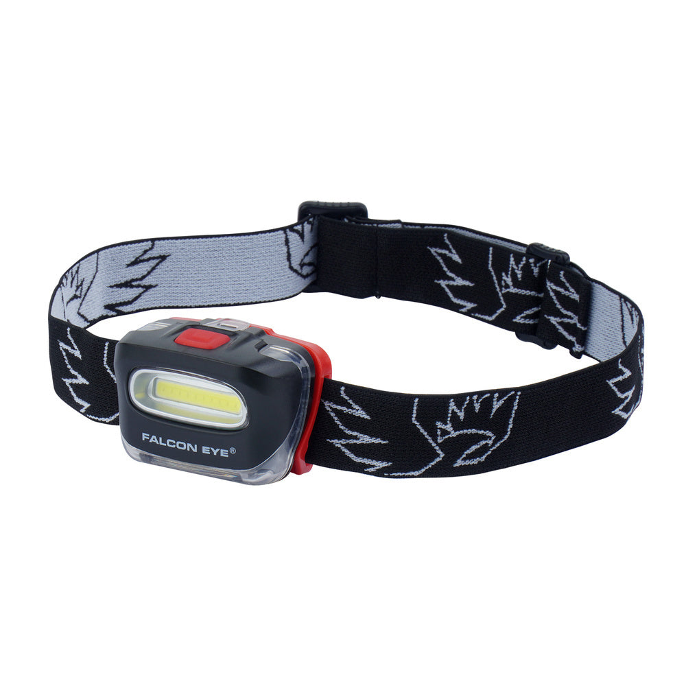 Falcon Eye - Head Flashlight Blaze - COB LED - 130 lm - Black / Red - FHL0027