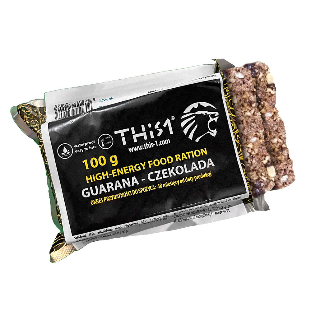 This-1 - Survival Energy Bar - Guarana / Chocolate - 555 kcal - 100 g