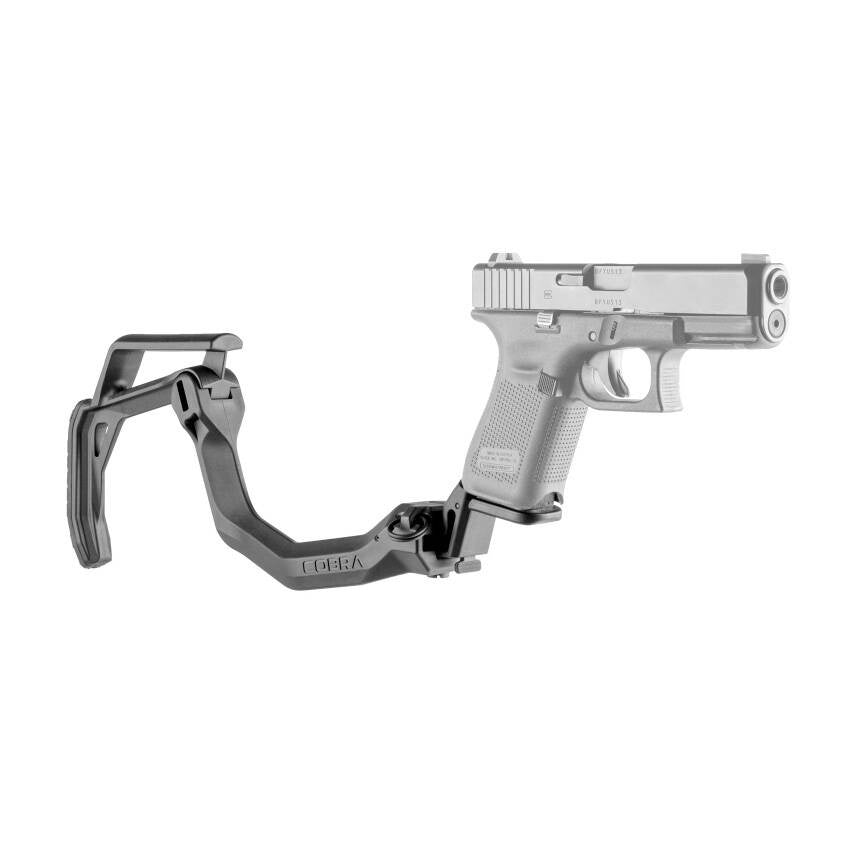 FAB Defense - Folding Cobra Stock for Glock Pistol - Black - FX-COBRA