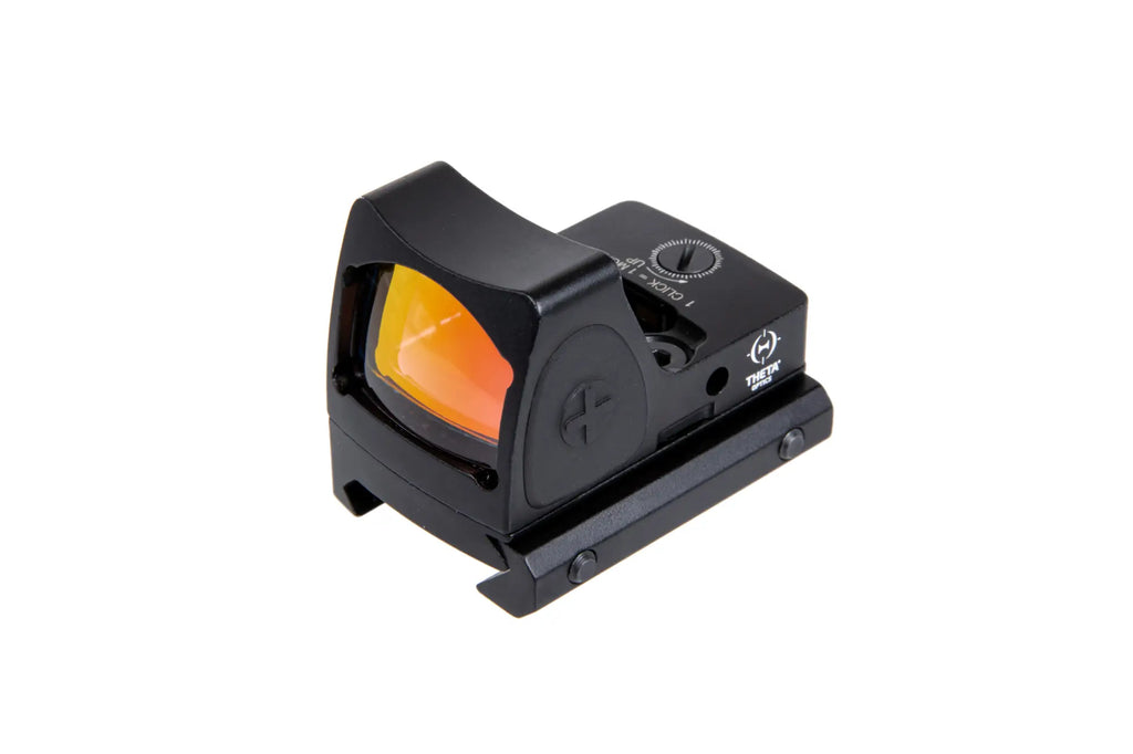 Red Dot Sight Theta Optics Rugged Mini Reflex Black