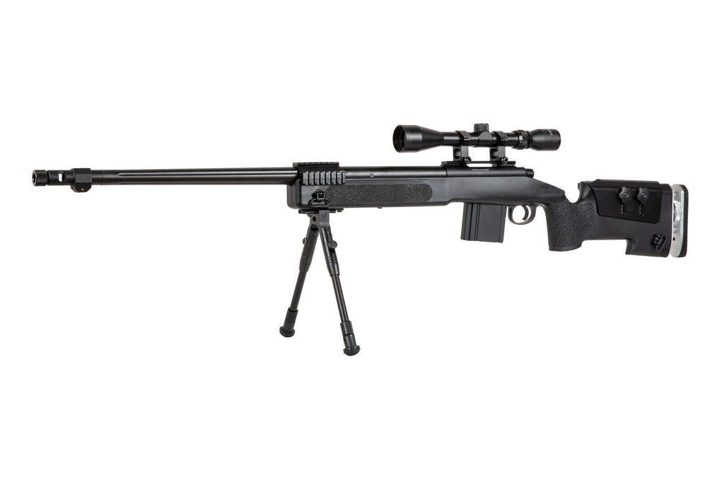 MB4417D Sniper Rifle Replica with Scope and Bipod