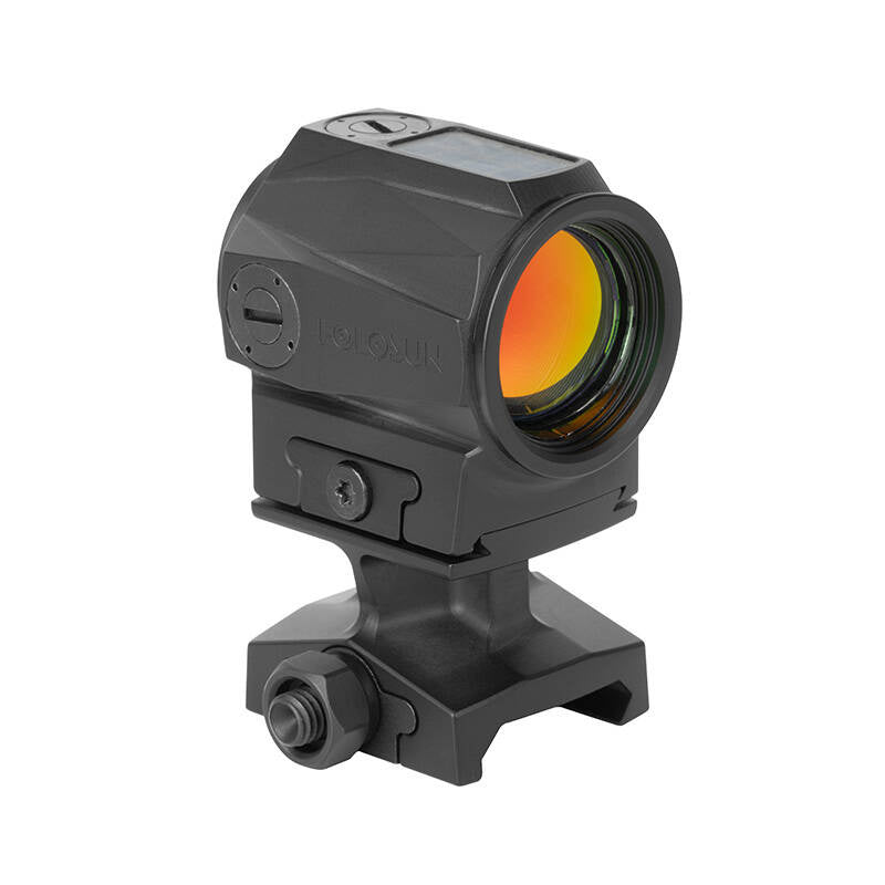 Holosun - Enclosed Collimator SCRS - Red Reticle - 2 MOA Dot - Solar Panel - SCRS-RD-2