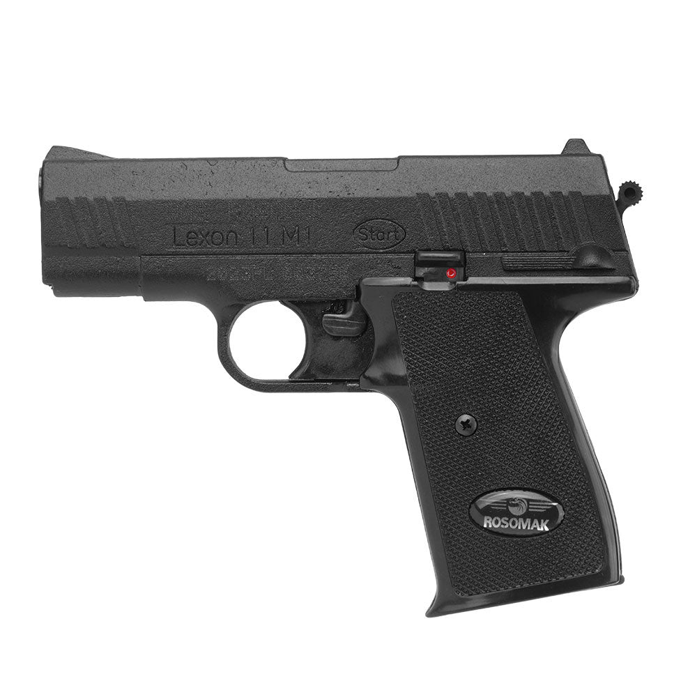 Rosomak - Starter Pistol Mod. LEXON 11 M1 - 11-shot - 6 mm Long / 6 mm Short - Black