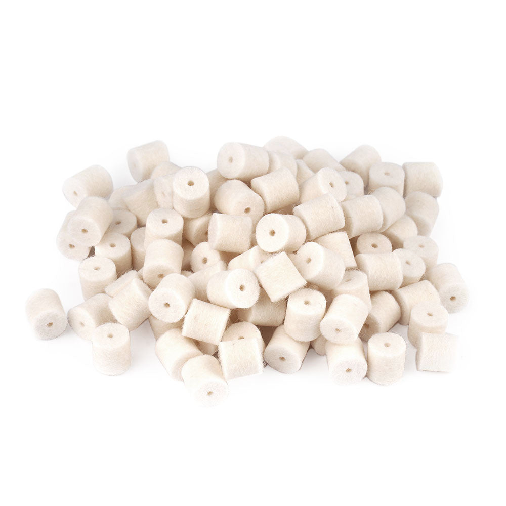 Łuszczek - Felt Wipers for Guns - 9mm - 100 pieces - 4-001 - 9