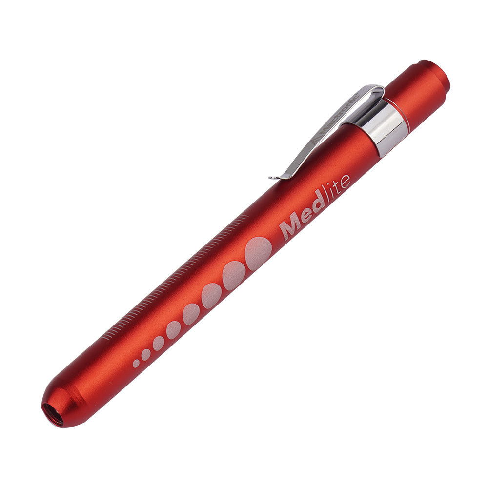 Mactronic - Medical Penlight Flashlight MedLite - 4000K - 10lm - 2xAAA - Red - PHH0081