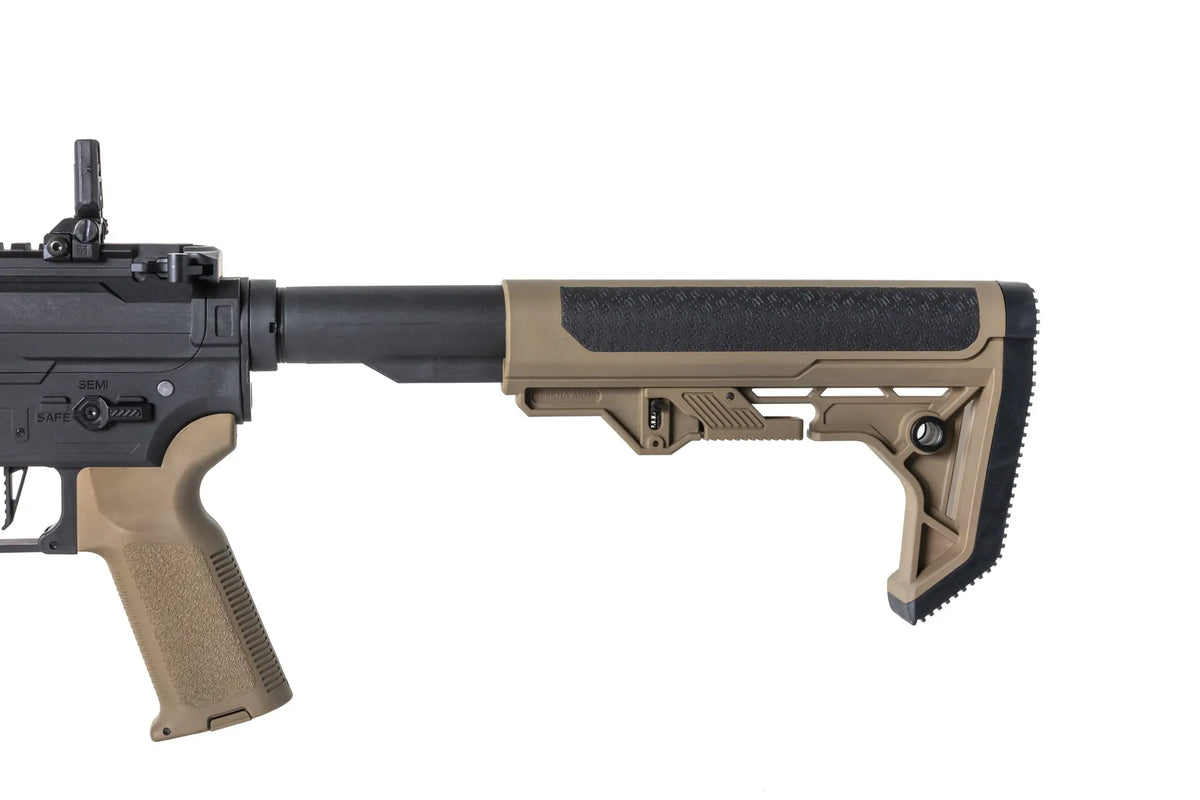 Specna Arms SA-F05-RL FLEX™ Gen.2 BLDC™ HAL ETU™ Light Ops Stock/New Receiver Half-Tan airsoft Carbine