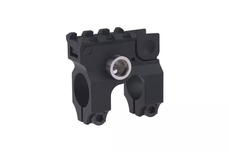 M4/M16 Gas Block with Foldable Front Sight - Black