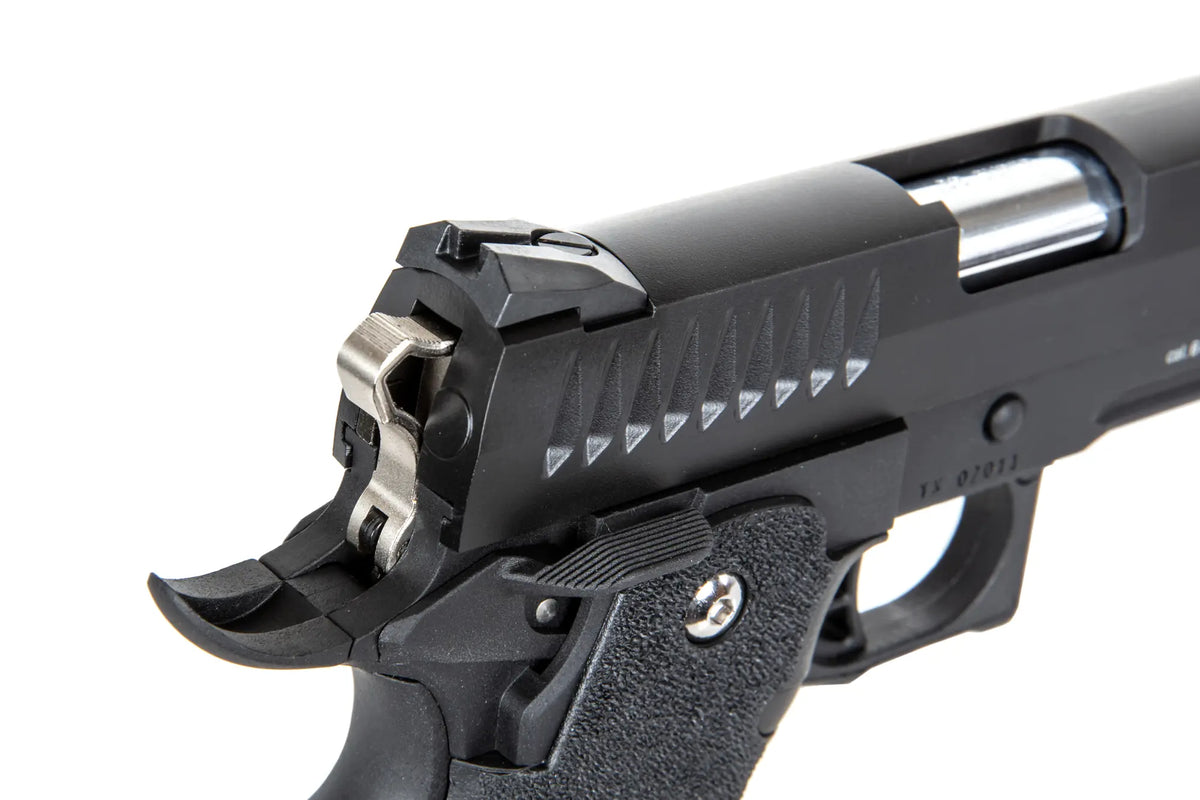 Airsoft Gas Pistol Modify Trinity Hi-Capa 5.1  nylon slide Black