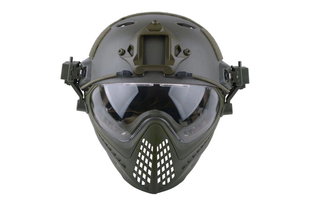 FAST PJ Piloteer helmet replica - olive green (OUTLET)