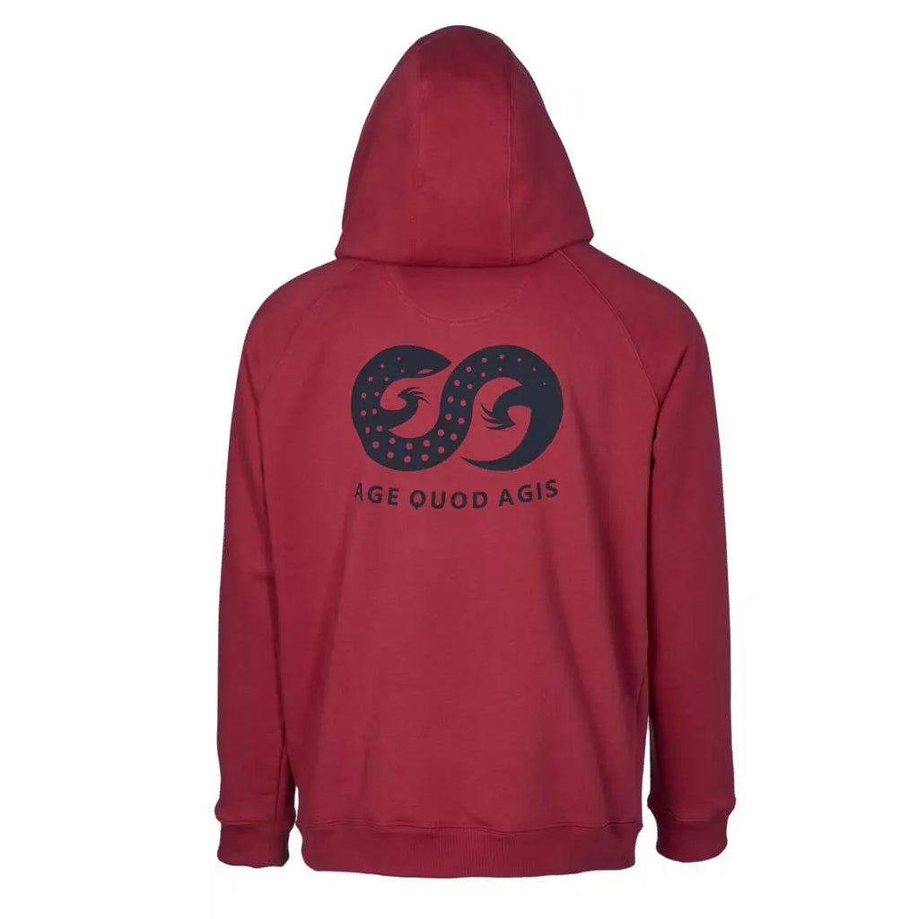 SUPER HOODIE Men -Beetroot Red