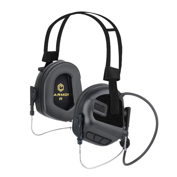Earmor - Active Hearing Protectors M31N-Mark3 MilPro - MIL-STD-416 - Black - M31NMARK-BK
