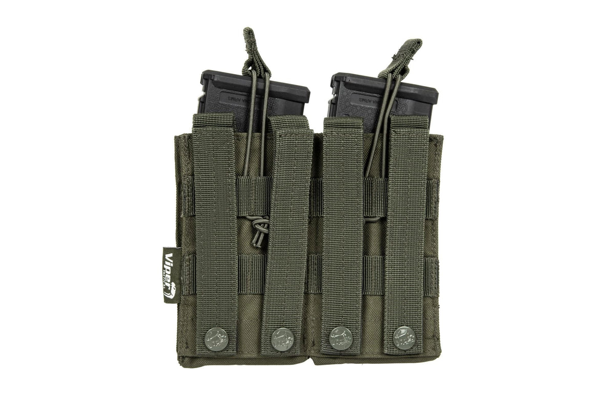 Quick Release Pouch for 2 M4/M16 type magazine - olive