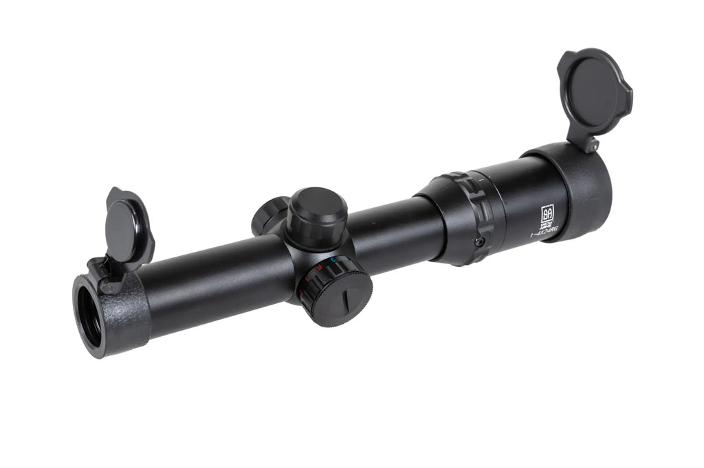 Specna Arms CORE™ Rifle Scope 1-4X24RG Black