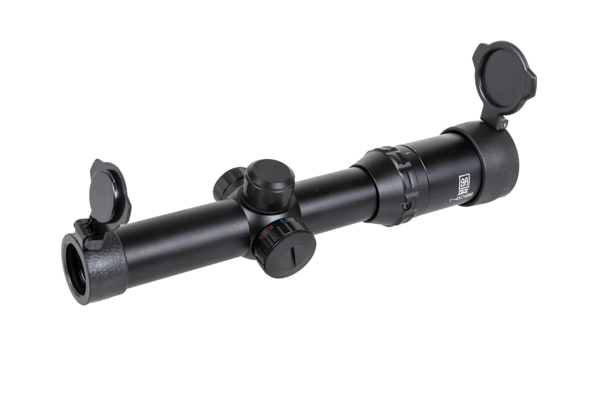 Specna Arms CORE™ Rifle Scope 1-4X24RG Black