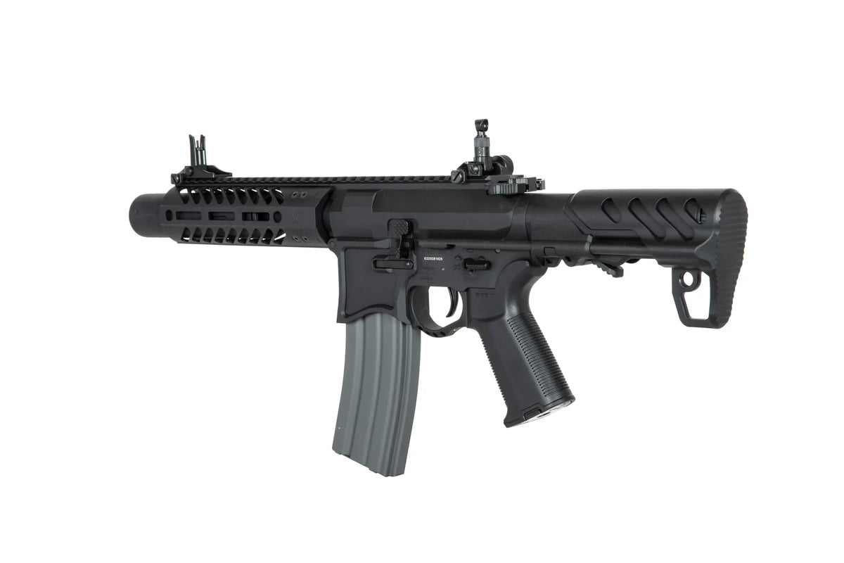 Seekins Precision 7" SBR8 carbine replica with suppressor - Black