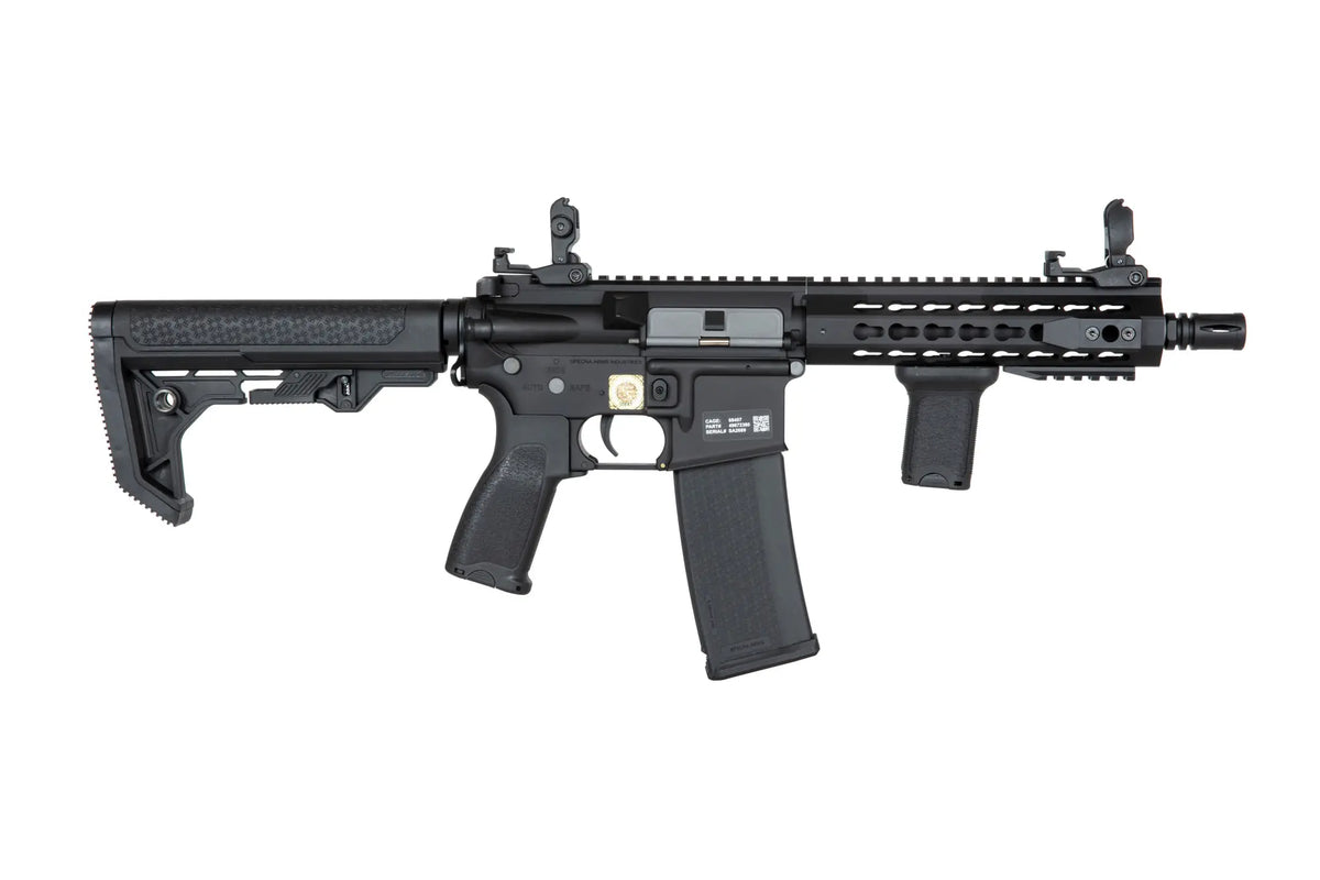 Specna Arms SA-E08 EDGE™ Kestrel™ ETU 1.14 J Light Ops Stock airsoft rifle Black