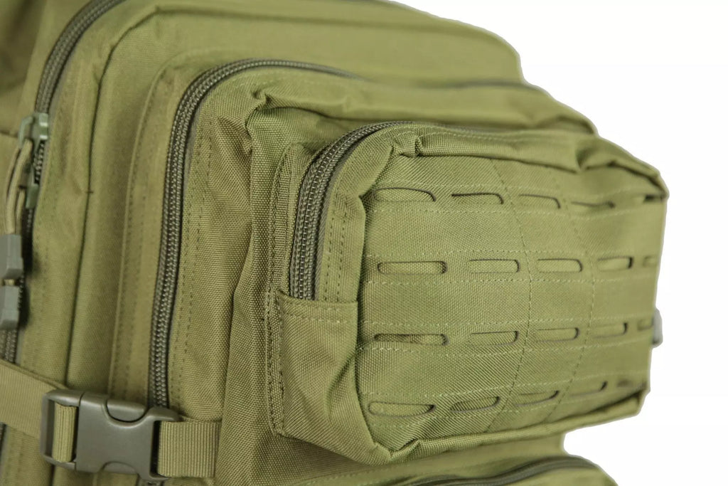 Laser-Cut medium patrol backpack - olive green