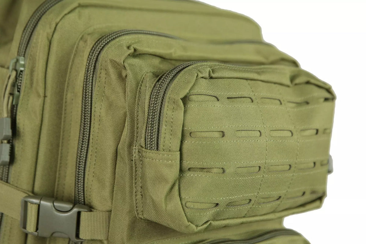Laser-Cut medium patrol backpack - olive green