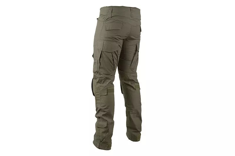 Combat Uniform Pants with knee pads - olive