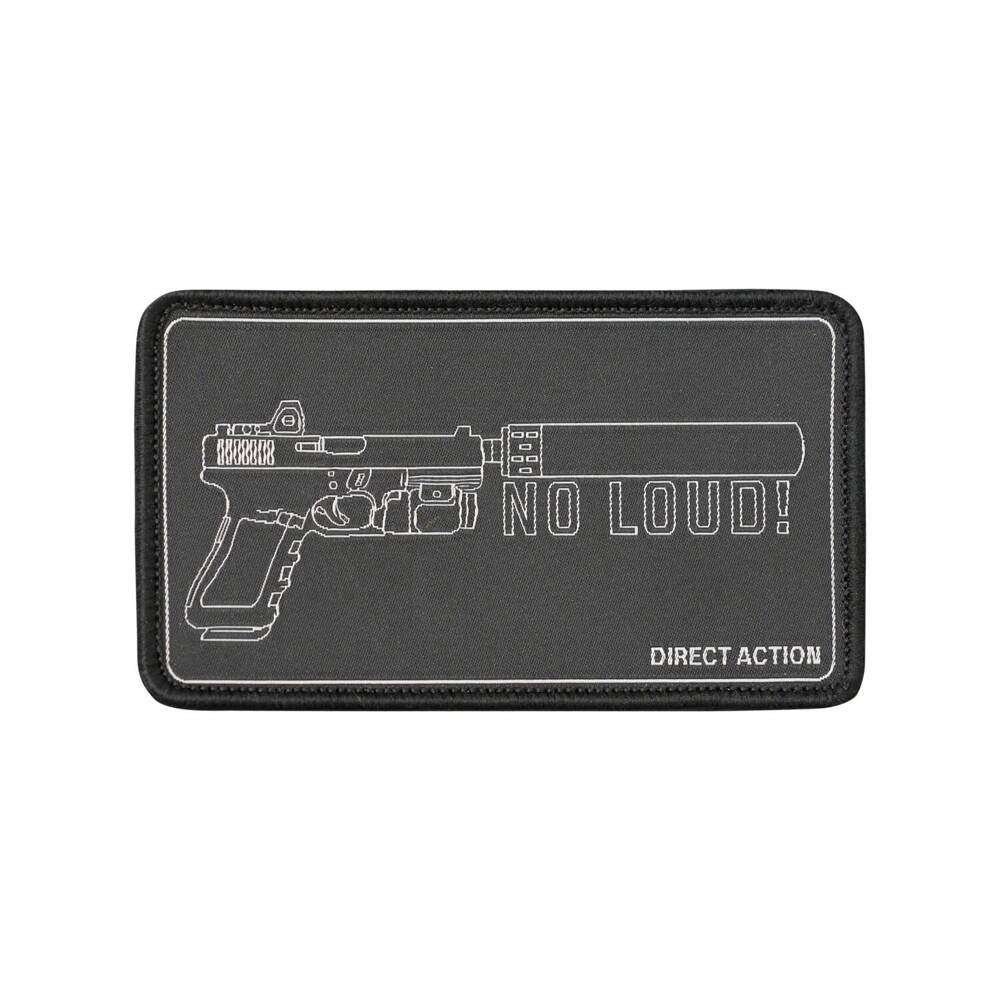 Direct Action - Patch NO LOUD! - Black - PA-DANL-PES-BLK