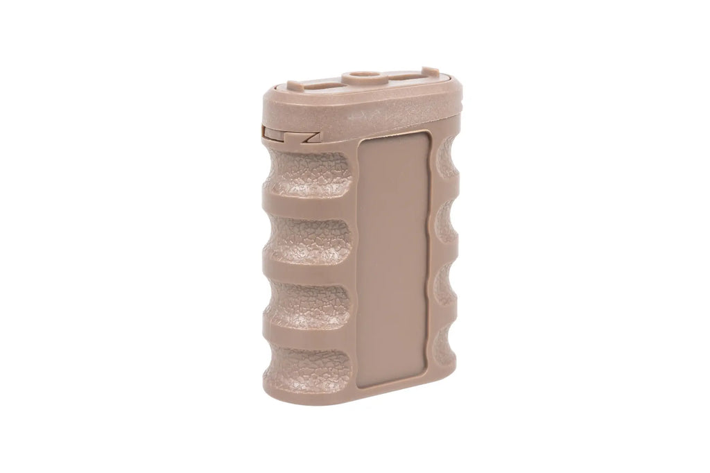 JJ Airsoft JA-1394 angled front grip for M-LOK/Keymod rail (nylon) Tan