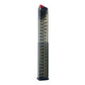 ETS - Polymer Magazine For HK VP9 - 9x19 mm - 40 Rounds - Carbon Smoke Series - SMK-HKVP9-40