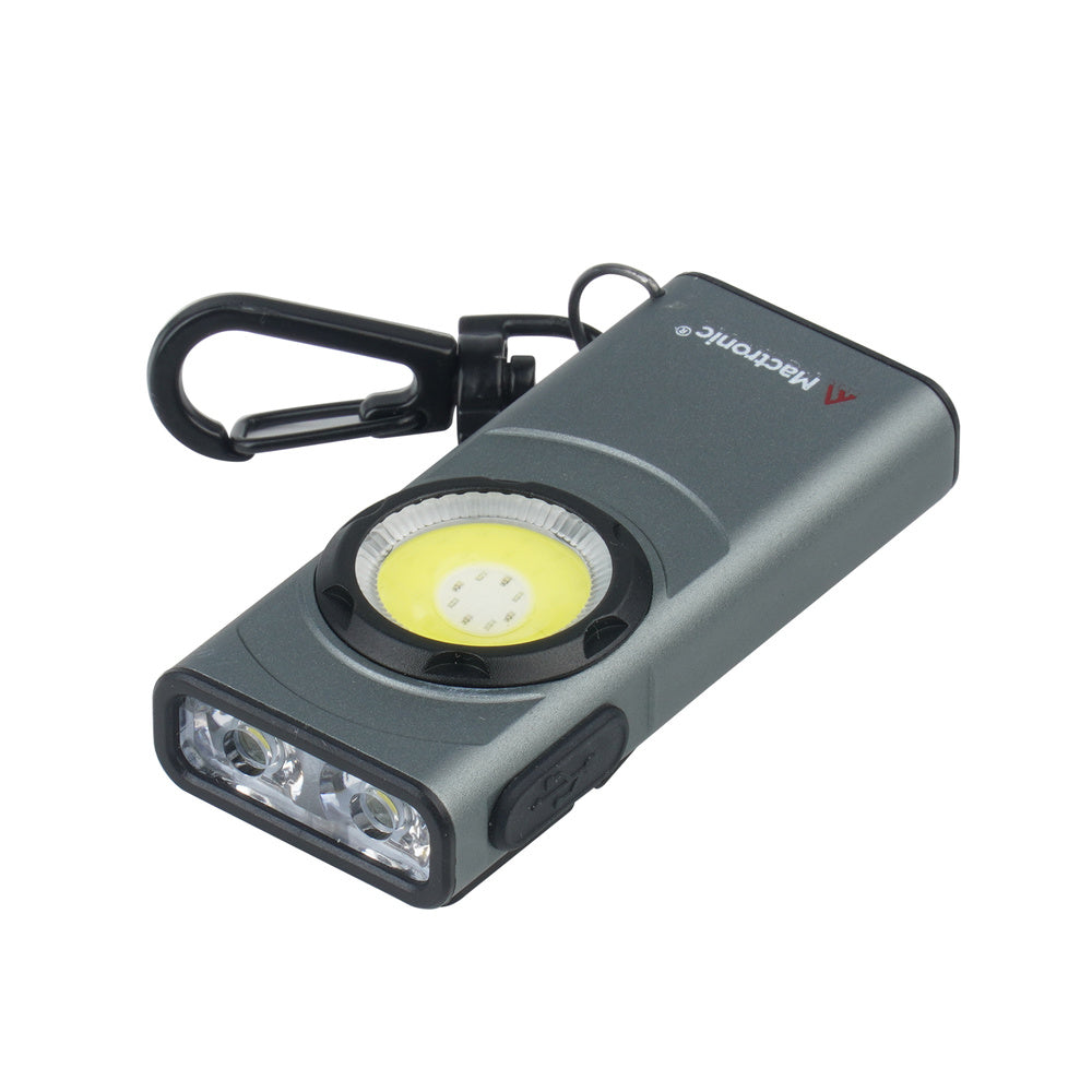 Mactronic - Keyring Flashlight Flagger Nano - 500 lm - USB-C - Magnet - Grey - PHH0136/135