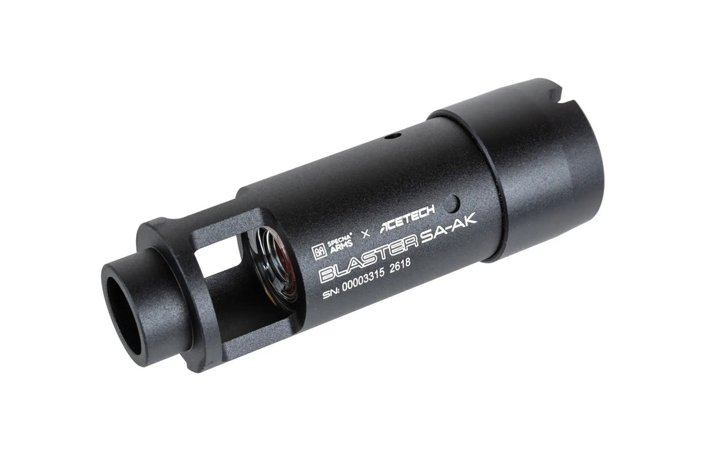 Tracer Specna Arms x AceTech Blaster SA-AK v1 suppressor Black