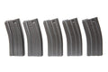 Set of 5 Real-Cap 30 BB M4/M16 Magazine - Grey